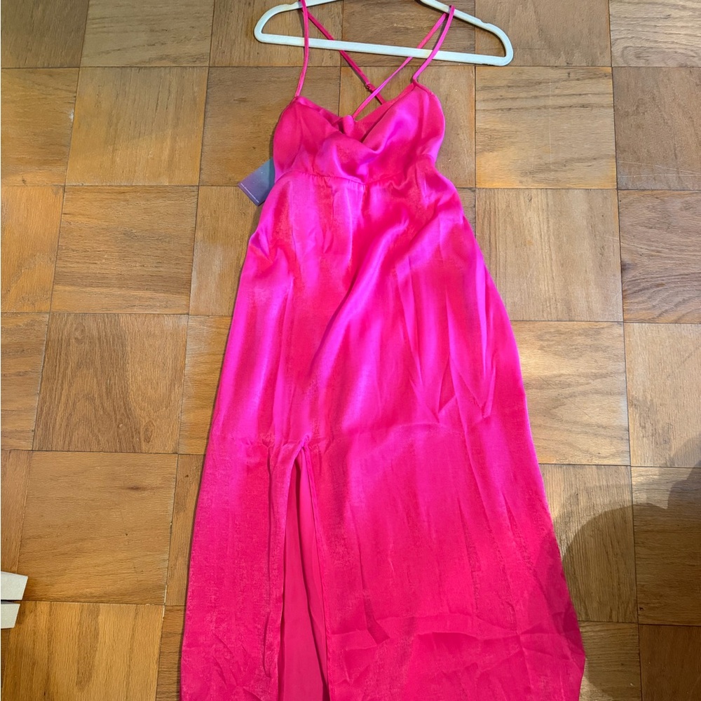 Show Me Your MuMu Hot Pink Dress